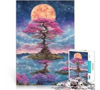 Puzzle da 1000 pezzi per adulti Bonsai Giocattoli che creano dipendenza e sfidano l'intelligenza del cervello Decorazione d'arte per la casa 52x38cm