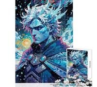 Puzzle da 1000 pezzi per adulti Boreas︰ Frost Principe dei Venti del Nord Gioco Impossibile Apprendimento Educativo Fai da te Giocattolo Collezione d'artista Belle Arti (52X38cm)
