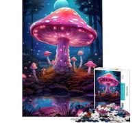 Puzzle da 1000 pezzi per adulti Bosco dei Funghi Magici Gioco rompicapo per adulti Migliora la memoria Regalo di Natale e compleanno (Dimensioni 38x26cm)