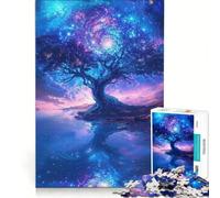 Puzzle da 1000 pezzi per adulti, Bosco Stellare Celeste, Gioco per famiglie, Corsa di velocità manuale, Adatto come decorazione da scrivania 38x26cm