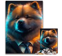Puzzle da 1000 pezzi per adulti Boss Dog Puzzle in cartone per adulti Perfetto per il divertimento in famiglia a Natale, Ringraziamento, Compleanni e Pasqua 26X38CM/10,23x14,96 pollici