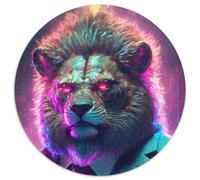 Puzzle da 1000 pezzi per adulti Boss Leone in abito Puzzle di cartone Regalo perfetto per compleanni, feste e decorazioni per la casa (67,5x67,5cm)
