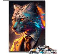 Puzzle da 1000 pezzi per adulti Boss Ocelot in legno, attività divertenti da fare a casa, regalo di compleanno, regali da viaggio 50x75cm per un gioco interattivo per famiglie