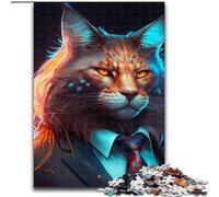 Puzzle da 1000 pezzi per adulti Boss Ocelot Puzzle per adulti dimensioni 50x75cm Attività educativa per abilità cognitive Miglioramento delle abilità cognitive