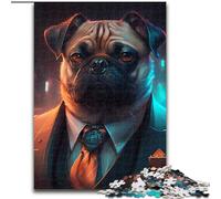 Puzzle da 1000 pezzi per adulti, Boss Orso Polare, puzzle da 1000 pezzi per compleanno, festa, Natale, Halloween, regalo (dimensioni 26x38cm)