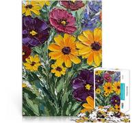 Puzzle da 1000 pezzi per adulti Bouquet floreale vibrante Per il divertimento in famiglia Ogni pezzo è unico - Gioco divertente e stimolante per tutta la famiglia 75x50cm