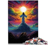 Puzzle da 1000 pezzi per adulti Brasile Gesù Salvatore puzzle di decorazione per la casa impegnativo ma divertente e divertente 26 x 38 cm