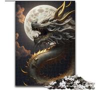 Puzzle da 1000 pezzi per adulti "Brave Dragon" Puzzle impossibili per adulti, dimensioni 38x26cm, ideali per divertimento in famiglia, relax e regali per le feste