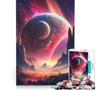Puzzle da 1000 pezzi per adulti, brillante tramonto cosmico, giocattolo decorativo da parete, assemblaggio di modelli, regalo per amici e familiari 38x52cm