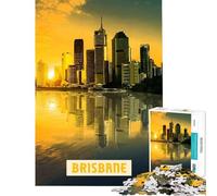 Puzzle da 1000 pezzi per adulti Brisbane giochi rilassanti giocattoli educativi regali per il Secret Santa attività per la famiglia (dimensioni 50x75cm)