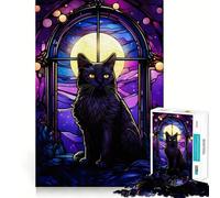 Puzzle da 1000 pezzi per adulti,British Shorthair,con soggetto tagliato con precisione,sfida per la mente,divertente gioco per il tempo libero,regalo di compleanno (38x26cm)