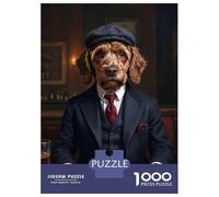 Puzzle Da 1000 Pezzi Per Adulti Brown Cockapoo Dog in Suit at The Pub Puzzle Giochi Rilassanti Taglio Di Precisione Regali Unici Per Compleanni E Occasioni Speciali 70x50cm/1000pcs