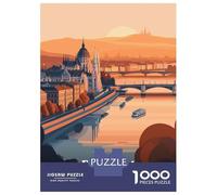Puzzle Da 1000 Pezzi Per Adulti Budapest Cityscape Sunset Puzzle Giochi Rilassanti Decorazione Per La Casa Regali Unici Per Compleanno E Natale 70x50cm/1000pcs