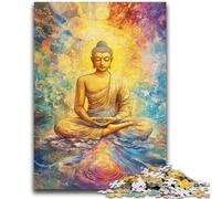 Puzzle da 1000 pezzi per adulti Buddha arcobaleno Difficile Regalo per amici e familiari Adatto per E 14 50x75cm