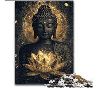 Puzzle da 1000 pezzi per adulti Buddha Art, gioco per famiglie, antistress, sfida difficile, rafforza l'amore tra coppie (dimensioni 26x38cm)