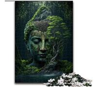 Puzzle da 1000 pezzi per adulti Buddha nella natura, gioco rompicapo per adolescenti, regalo perfetto per una serata di giochi in famiglia (dimensioni: 50x75cm)
