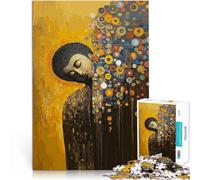 Puzzle da 1000 pezzi per adulti Buddha presente Antistress Vacanza in patria Uccidere il tempo Lista dei desideri con Babbo Natale 38x26cm