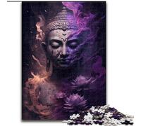Puzzle da 1000 pezzi per adulti Buddha Puzzle impossibile per adulti dimensioni 26x38cm Ideale decorazione fai da te e regalo rompicapo