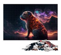 Puzzle da 1000 pezzi per adulti Bulldog domestici puzzle impegnativo e difficile un'opera d'arte per adolescenti dai 14 anni in su 1000 pezzi (38x26 cm)