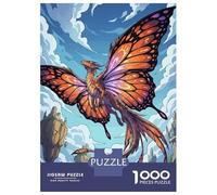 Puzzle Da 1000 Pezzi Per Adulti Butterfly-winged Dragon Soaring Through The Sky Puzzle Gioco Rompicapo Gara Di Velocità Delle Mani Attività Divertenti A Casa 38x26cm/1000pcs