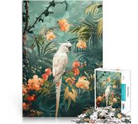 Puzzle da 1000 pezzi per adulti Cacatua bianco nel paradiso tropicale Giochi Giocattoli Regalo Collezione di artisti, Belle arti 38x26cm