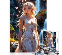 Puzzle da 1000 pezzi per adulti,Cacciatrice del Regno di Cristallo,giocattoli antistress,regalo di compleanno,gioco impossibile con pezzi completamente interconnessi di forma casuale,38x52cm
