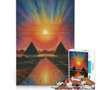 Puzzle da 1000 pezzi per adulti, Cairo, Egitto, Africa, gioco rompicapo, impegnativo da completare, rafforza l'amore tra le coppie, 50x75cm