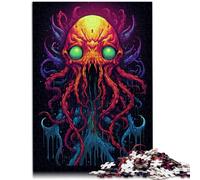 Puzzle da 1000 pezzi per adulti, calamari colorati come regalo puzzle, 26 x 38 cm, rafforza l'amore tra coppie e adolescenti dai 14 anni in su