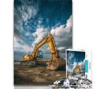 Puzzle da 1000 pezzi per adulti, Camion escavatore, 1000 pezzi, allena il cervello e le mani, regalo per amici e familiari, 26x38cm