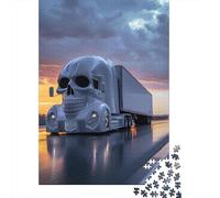 Puzzle da 1000 pezzi per adulti, camion grandi, puzzle difficili per adulti, divertimento in famiglia, puzzle da 1000 pezzi (75x50 cm)