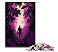 Puzzle da 1000 pezzi per adulti Camminando verso la luce gioco impegnativo un'opera d'arte adatta per adolescenti dai 14 anni in su 75x50 cm