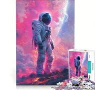 Puzzle da 1000 pezzi per adulti "Camminare su un pianeta" gioco educativo gara di velocità manuale regalo di compleanno regalo di viaggio 38x52cm