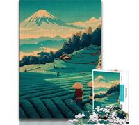 Puzzle da 1000 pezzi per adulti, campagna giapponese, sfida difficile antistress, ogni pezzo è unico, gioco divertente e stimolante per tutta la famiglia (38x26cm)