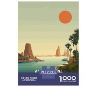 Puzzle Da 1000 Pezzi Per Adulti Cancun Mexico Vintage Travel Puzzle Gioco Rompicapo Decorazione Da Parete Regali Unici Per Compleanno E Natale 52x38cm/1000pcs