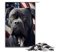 Puzzle da 1000 pezzi per adulti Cane Corso America USA Puzzle Gioco impegnativo Un'opera d'arte Adatto per adolescenti dai 14 anni in su 75x50cm