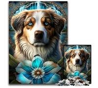 Puzzle da 1000 pezzi per adulti Cane nella giungla Mandala Puzzle per adulti Perfetto per Halloween, Natale, regalo di compleanno 50x75cm / 19,68x29,52 pollici