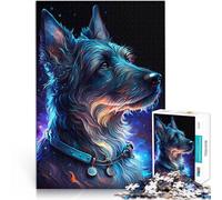Puzzle da 1000 pezzi per adulti Cane Schnauzer nano Giocattolo educativo intellettuale decomprimente Giocattoli per la decorazione della casa 75x50cm