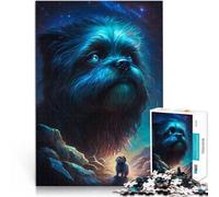 Puzzle da 1000 pezzi per adulti Cane Shih Tzu immaginario Vacanza a casa: uccidere il tempo offerte come regali per tutta la famiglia 52x38cm