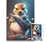 Puzzle da 1000 pezzi per adulti Capitano Paperino, ideale per momenti di svago e tranquillità, giocattolo di precisione con fustellatura di alta qualità, dimensioni 50x75cm