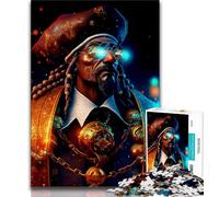 Puzzle da 1000 pezzi per adulti, Capitano Pirata, per adolescenti, 1000 pezzi, giocattoli educativi, ideali come regalo per tutta la famiglia (38x26cm)