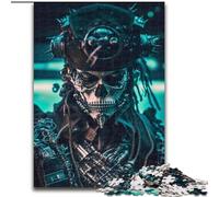 Puzzle da 1000 pezzi per adulti, Capitano Scheletro, Puzzle in legno per adulti, dimensioni 50x75cm, attività per famiglie, rompicapo, arredamento per la casa, regalo per le feste.