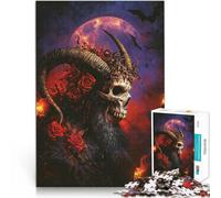 Puzzle da 1000 pezzi per adulti Capra del diavolo Difficile da completare ma divertente e umoristico è ideale come regalo per tutta la famiglia 38x26cm
