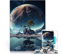 Puzzle da 1000 pezzi per adulti Caratteristiche dei pianeti Gioco intellettuale giocattolo Ogni pezzo è unico - Gioco divertente e stimolante per tutta la famiglia 52x38cm