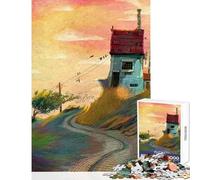 Puzzle da 1000 pezzi per adulti Casa Perduta gioco educativo per tutta la famiglia giocattolo divertente decorazione da parete difficile e stimolante (38x26cm)