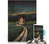 Puzzle da 1000 pezzi per adulti Casa solitaria Giocattolo educativo intellettuale decomprimente perché è ideale come regalo per tutta la famiglia 52x38cm
