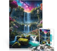 Puzzle da 1000 pezzi per adulti Cascata a cascata Antistress Vacanza in patria Uccidere il tempo è ideale come regalo per tutta la famiglia 52x38cm
