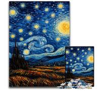 Puzzle da 1000 pezzi per adulti, castello con cielo stellato, puzzle in legno, giochi, giocattoli, regalo, migliora l'amore tra coppie per età 14+, 50x75cm