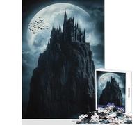 Puzzle da 1000 pezzi per adulti Castello su una scogliera Decorazione per la casa Giocattoli Regali di compleanno Gioco pratico Adatto per la decorazione della scrivania Dimensioni 50x75cm