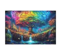 Puzzle Da 1000 Pezzi Per Adulti Castle Flower Border 1000 PCS 75x50cm Motivo Artistico Ideale Per Amanti Dell'Arte Decorazione Murale Opera D'Arte Collezionabile