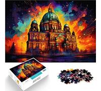Puzzle da 1000 pezzi per adulti Cattedrale di Berlino Germania Cartoon Jigsaw Puzzle Collezione Artisti, Belle Arti 50 x 74,9 cm per 14 anni
